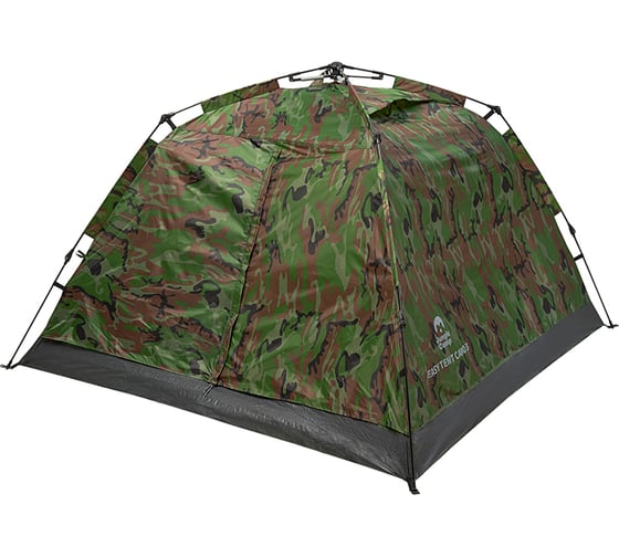 Двухместная палатка Jungle Camp Easy Tent Camo 2, цвет зеленый/серый 70863