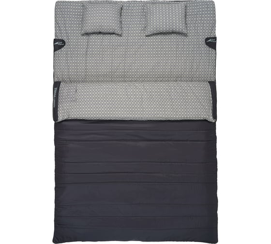 Спальный мешок TREK PLANET Jercey Double, с подушками, антрацит 70312