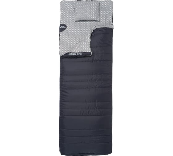 Спальный мешок TREK PLANET Celtic Comfort, с подушкой, антрацит 70377-R