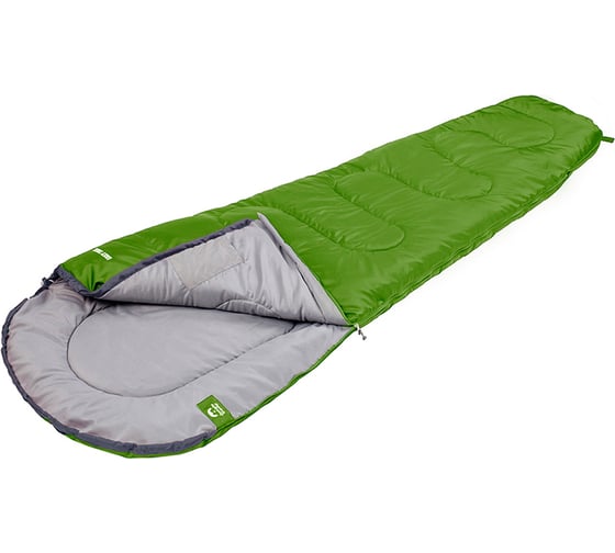 Спальный мешок Jungle Camp Easy Trek, левая молния, цвет зеленый/антрацит 70942 1