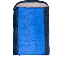 Спальный мешок Jungle Camp Verona Double, двухместный, две молнии, цвет синий 70958