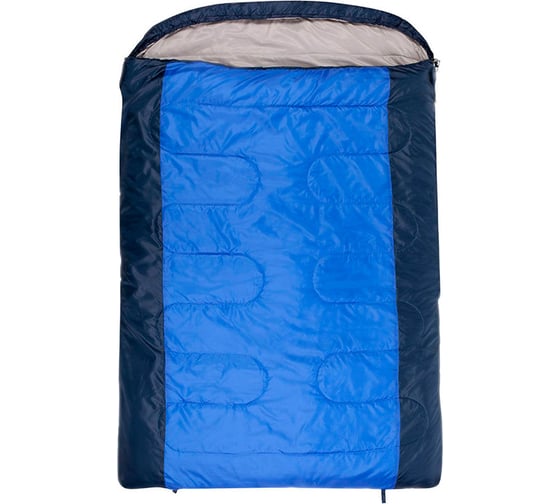 Спальный мешок Jungle Camp Verona Double, двухместный, две молнии, цвет синий 70958 1