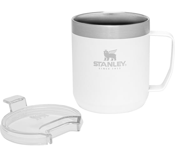 Термокружка с ручкой Stanley Classic 0.25 л, белая 10-11444-049