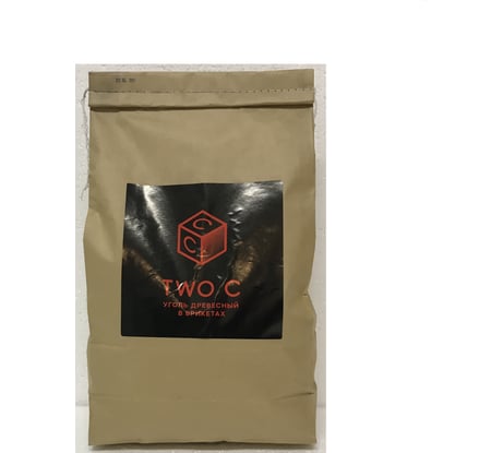 Древесный уголь Two C в брикетах 4678599289005