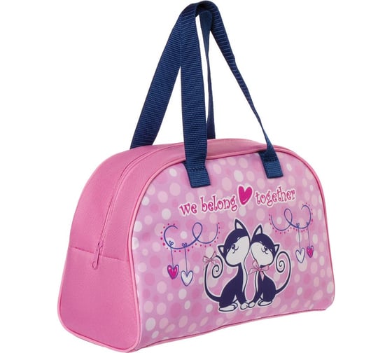 Сумка для внешкольных занятий BRAUBERG Friendly kittens 35x23x14.5 см 270381 1