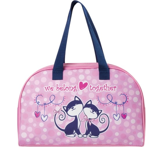 Сумка для внешкольных занятий BRAUBERG Friendly kittens 35x23x14.5 см 270381