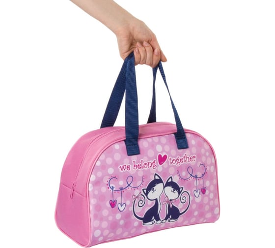 Сумка для внешкольных занятий BRAUBERG Friendly kittens 35x23x14.5 см 270381
