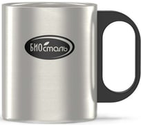 Кружка Biostal 0.35 л, с пластиковой ручкой NM-350B