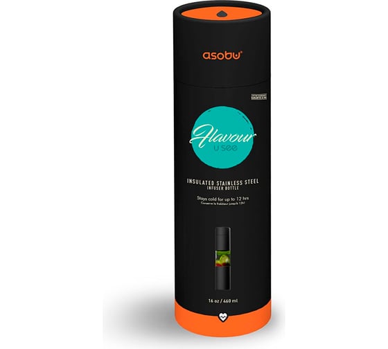 Бутылка Asobu Flavor U See, 0.46 л, персиковая SWG15 peach