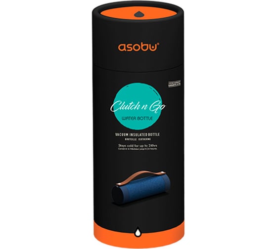 Термобутылка Asobu Clutch N Go, 0.41 л, синяя LA16 blue