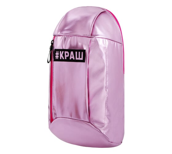 Компактный рюкзак STAFF FASHION AIR, блестящий, КРАШ, розовый, 40х23х11 см 270301 1
