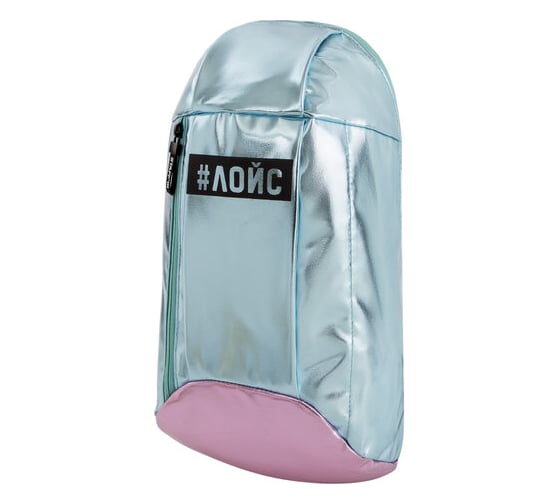 Компактный рюкзак STAFF FASHION AIR, блестящий, ЛОЙС, бирюзово-розовый, 40х23х11 см 270302