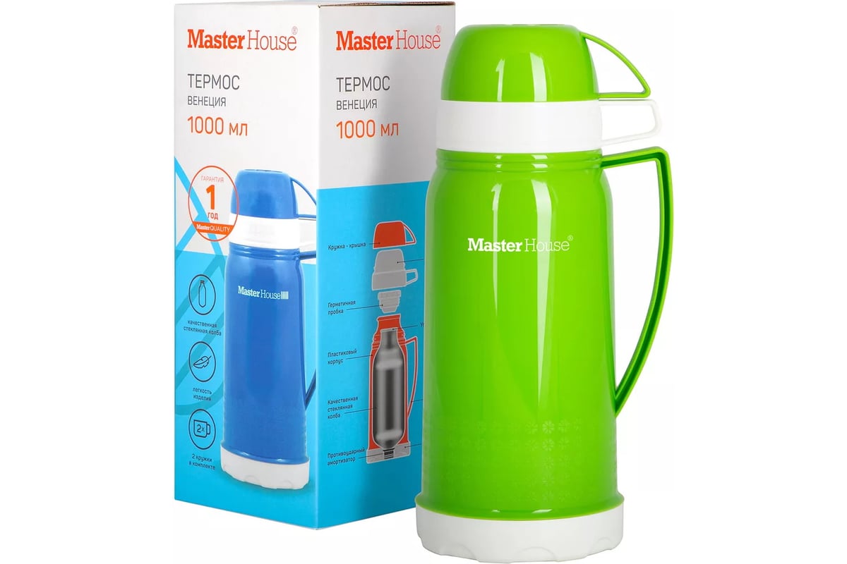 Термос Master House ТС-ВЕНЕЦИЯ 1.0, зеленый 60658 - выгодная цена ...
