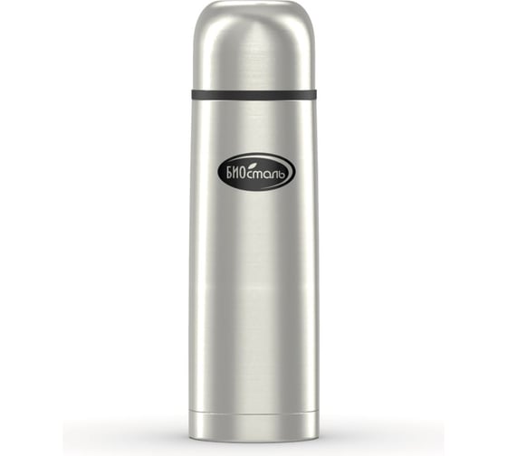 Термос Biostal 0.75 литра, 2 пробки, стальной NB-750-2