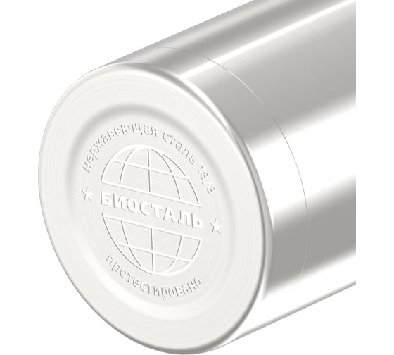 Термос Biostal 1 литр, 2 чашки, стальной NB-1000K2