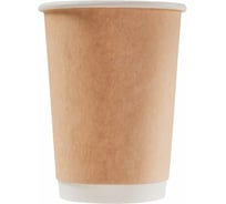 Стакан одноразовый бумажный ОФИСМАГ формация 250 мл, 25 шт, двухслойный, х/г DW80-280-0274 609673