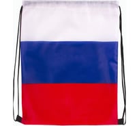 Сумка-мешок на завязках BRAUBERG Триколор РФ, без герба, 32х42 см 228327