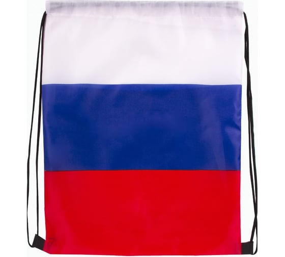 Сумка-мешок на завязках BRAUBERG Триколор РФ, без герба, 32х42 см 228327