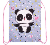 Сумка для обуви BRAUBERG PREMIUM Funny panda 43х33 см 270281