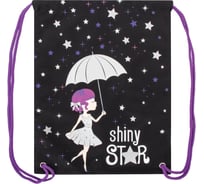 Сумка для обуви BRAUBERG PREMIUM Shiny star 43х33 см 270283