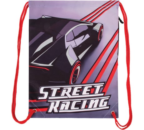 Сумка для обуви BRAUBERG PREMIUM Street racing 43х33 см 270284