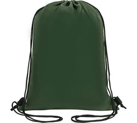 Сумка для обуви BRAUBERG прочная, на шнурке, хаки, 42x33 см 270289