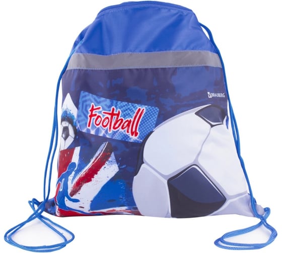 Сумка для обуви BRAUBERG Football 49х41 см 229172