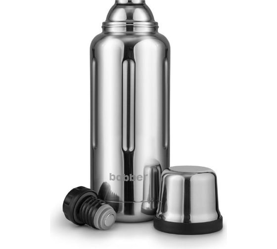 Вакуумный термос для напитков bobber, бытовой, объем 1 литр Flask-1000 Glossy