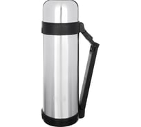 Термос металлический туристический VETTA с широким горлом, 1.80 л, серебристый 841-061