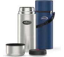 Термос для еды Biostal 1.2 литра, в чехле, стальной NT-1200