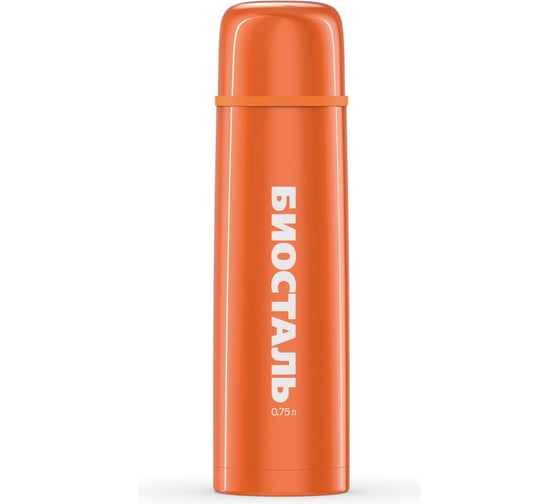 Термос Biostal Flër 0.75 литра, оранжевый NB-750C-O