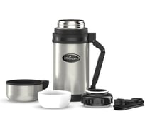 Термос универсальный Biostal для еды и напитков, 1.2 литра, стальной NG-1200-1