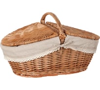 Корзина для пикника Lefard 50х31х16/20 см, с ручкой 119-236