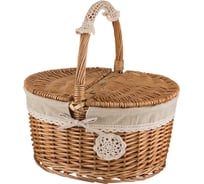 Корзина для пикника с ручкой Lefard 40х31х23/41 см 119-242