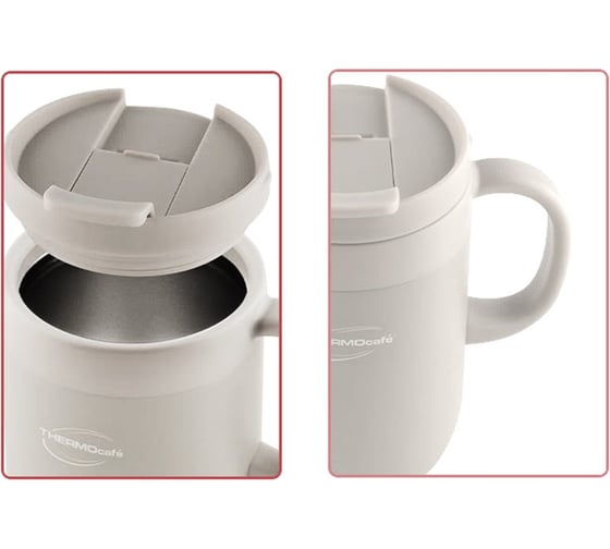 Термокружка из нержавеющей стали ThermoCafe тм TCCM-460SY(WGY) 0.46 л 707222