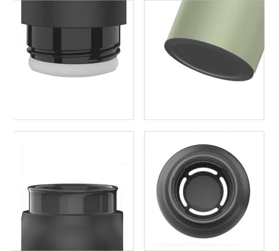 Термос из нержавеющей стали ThermoCafe тм TCSB-600SY(GR) 0.6 л 707154