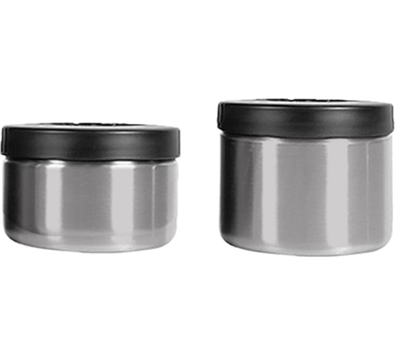 Термос из нержавеющей стали ThermoCafe тм TCLB-1480SY(SS) с двумя контейнерами, 1.48 л 707116