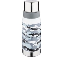 Термос Agness с узким горлом и двумя крышками-чашками, 600мл, КОЛБА НЖС 910-100