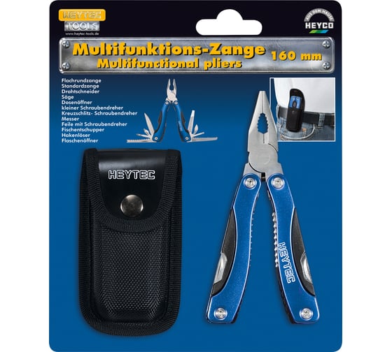 Мультитул HEYTEC 160 мм HE-50812590100