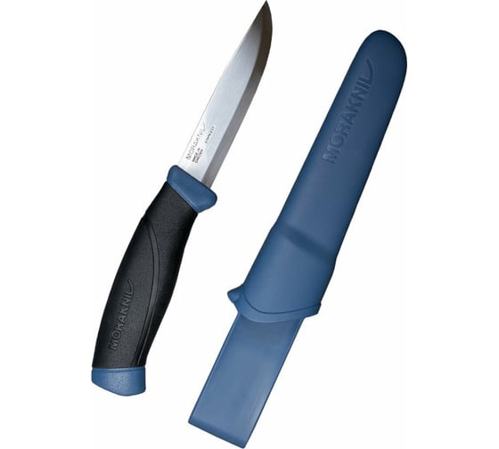 Нож Morakniv Companion Navy Blue, нержавеющая сталь, синий 13164