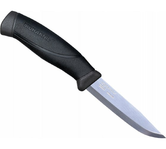 Нож Morakniv Companion Anthracite, нержавеющая сталь, черный 13165