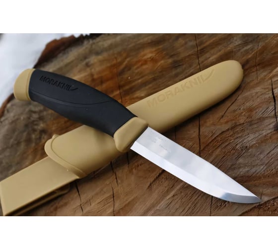 Нож Morakniv Companion Desert, нержавеющая сталь, бежевый 13166