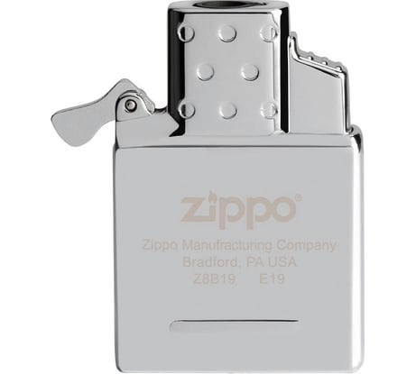 Газовый вставной блок для широкой зажигалки Zippo одинарное пламя, нержавеющая сталь 65826