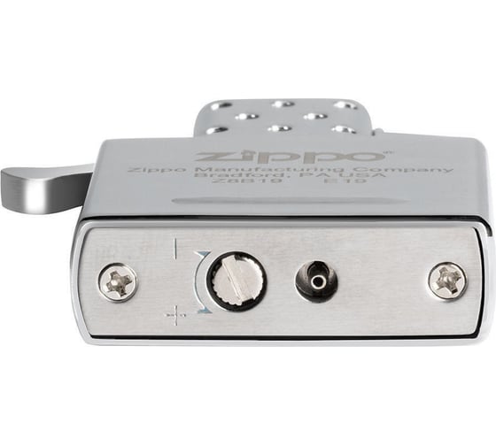 Газовый вставной блок для широкой зажигалки Zippo одинарное пламя, нержавеющая сталь 65826