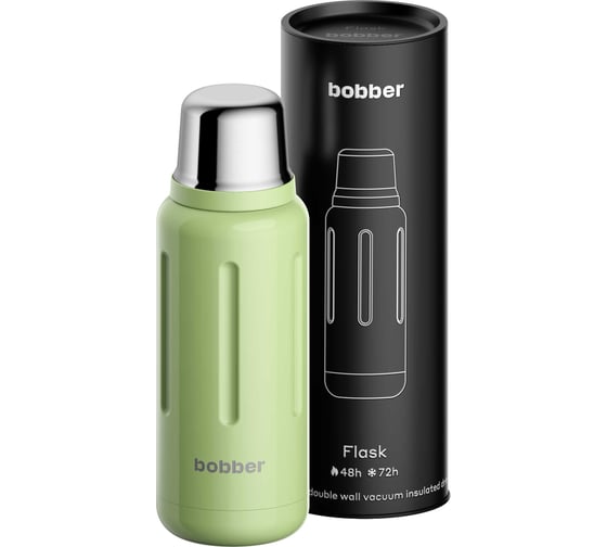 Термос для напитков BOBBER 1 л. с наливными каналами Flask-1000 Mint Cooler swg 1