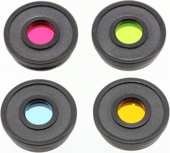 Набор светофильтров Bresser Essential, 1,25" (красный, зеленый, синий, желтый) 74167 1