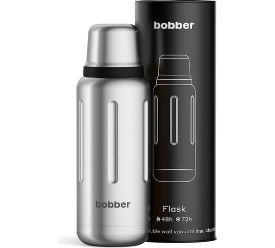 Термос для напитковBOBBER Flask-1000  1 л. с наливными каналами Matte swg