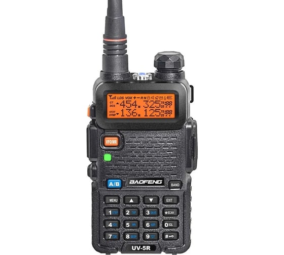 Радиостанция Baofeng UV-5R черный 450