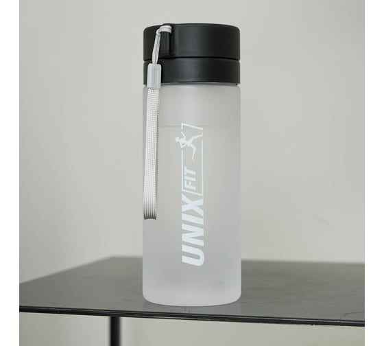 Спортивная бутылка для воды UNIXFIT Standart, 600 мл, черный BTL600BL