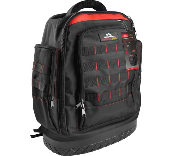 Рюкзак для инструментов vertextools пластиковое дно, 36х18х46см 0909-36-46